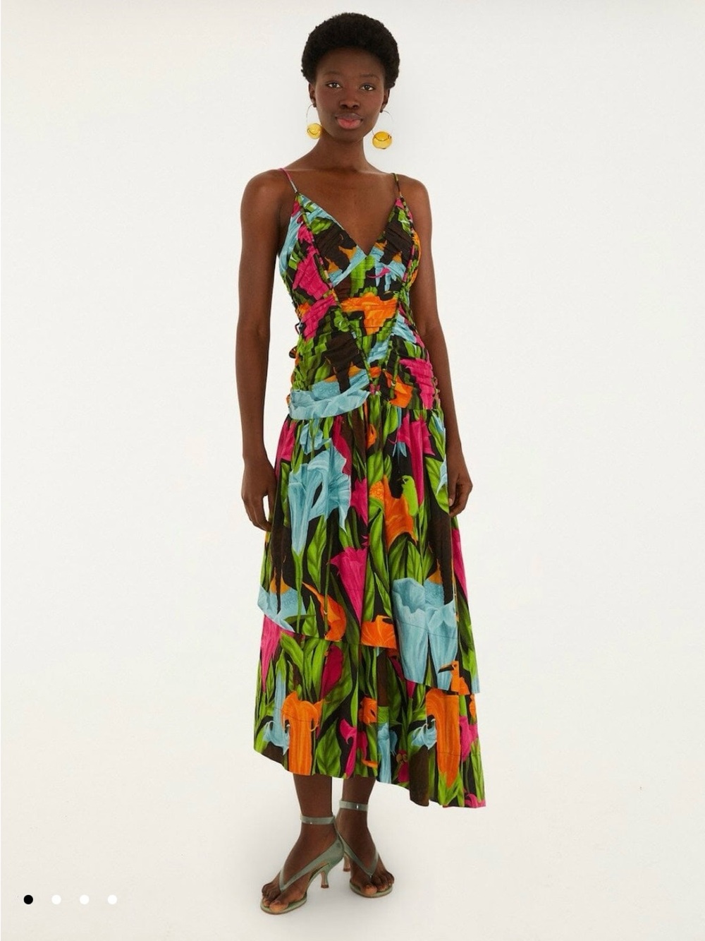 NWT Farm Rio Tropical Midi Dress